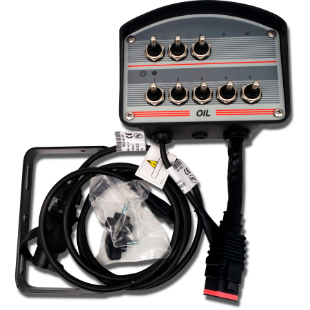 PANEL STERUJĄCY ROZDZIELACZA CETOP 12V/ 24V 8 PRZYCISKÓW